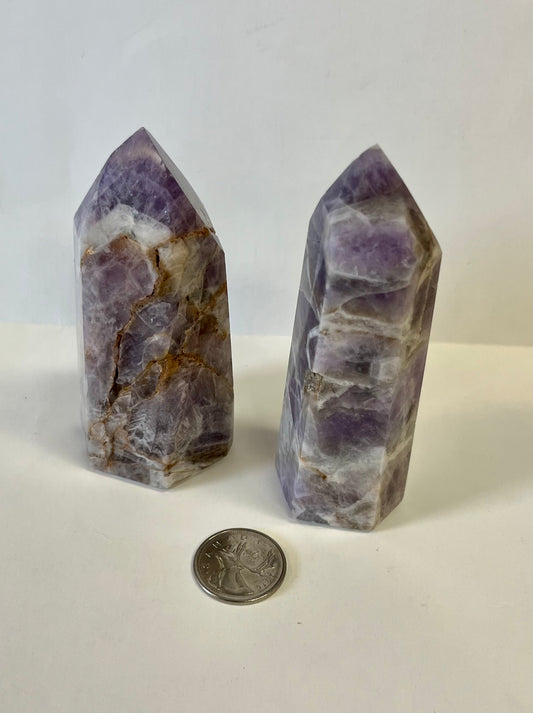 Chevron Amethyst Points 220g+