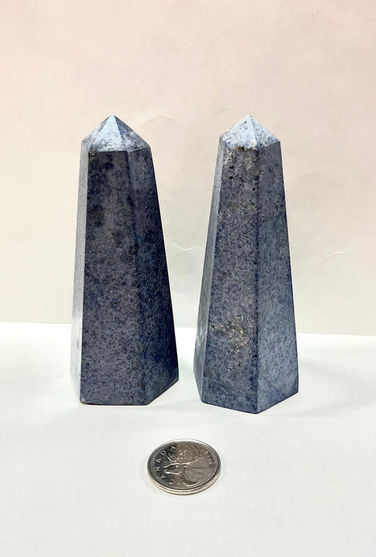 Dumortierite Points 4"