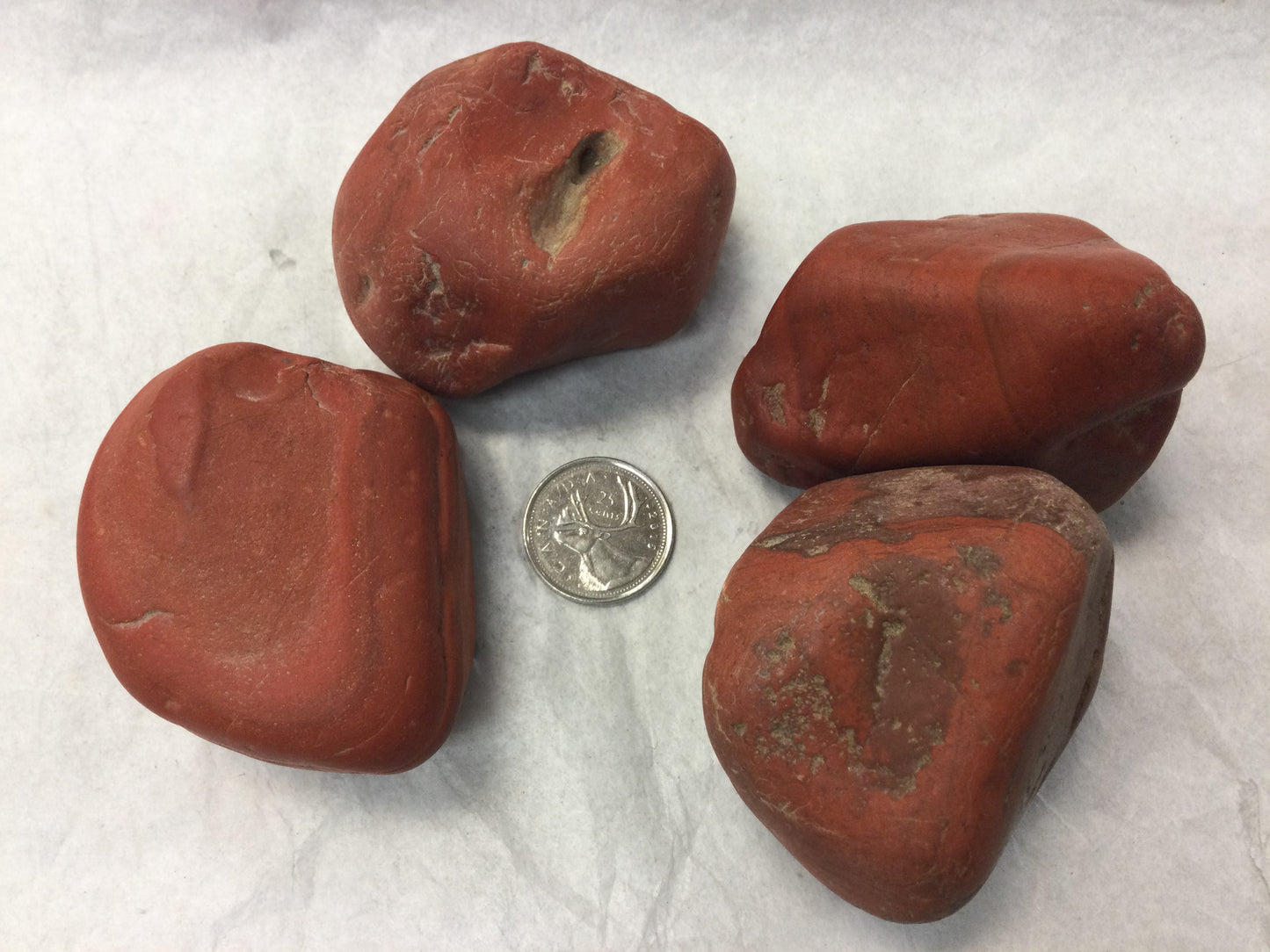 Semi Polished Red Jasper Chunks