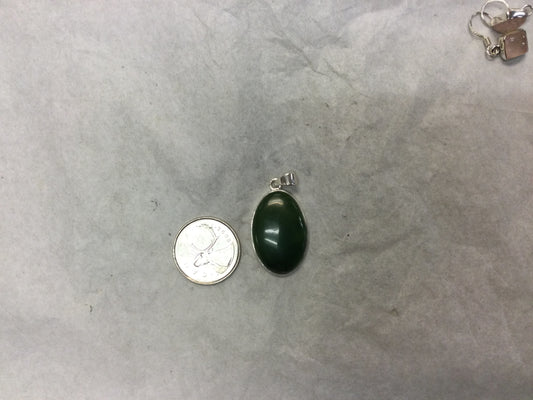 Oval Jade Pendant