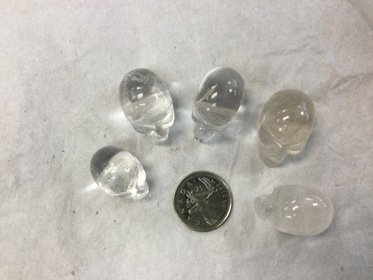 Mini Clear Quartz Skull