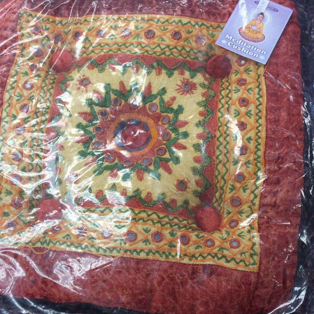 Meditation Cushion Red
