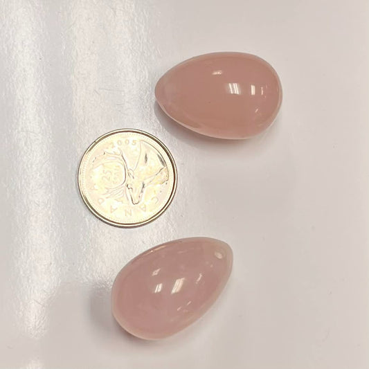 Rose Quartz Egg Pendants