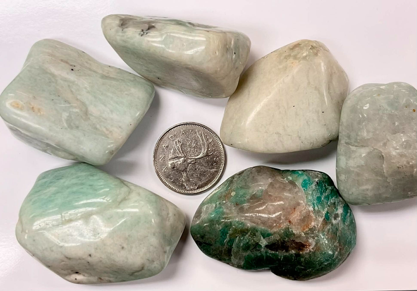 Large Tumbled Mixed Amazonite