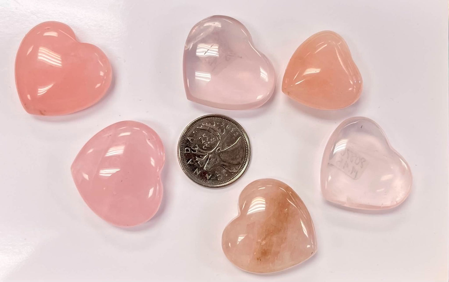 Rose Quartz Hearts
