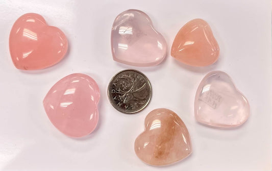 Rose Quartz Hearts