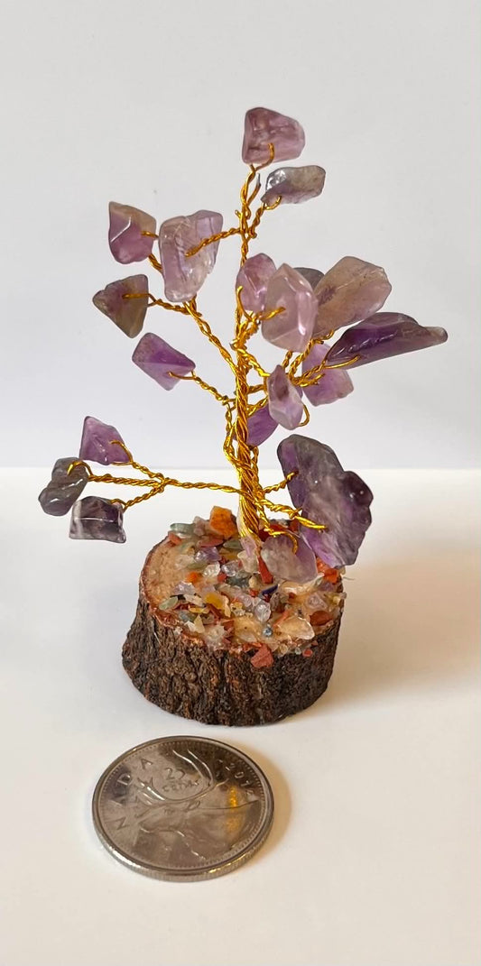 3" Gemstone Trees
