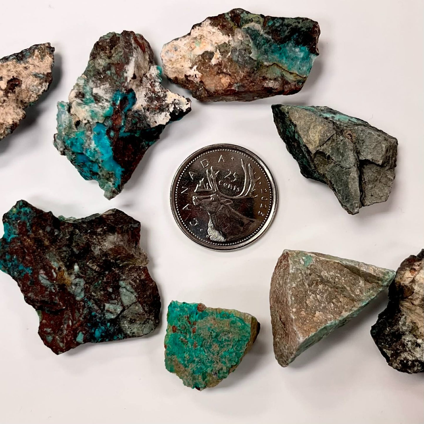 Rough Chrysocolla Pieces (Arizona)