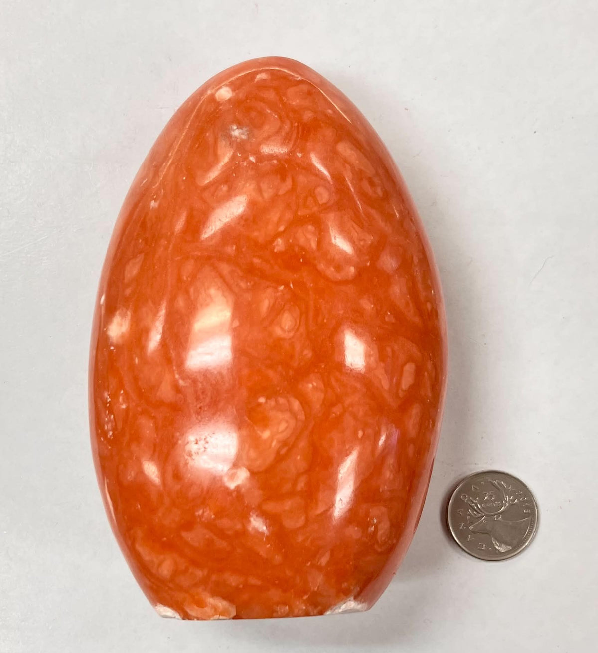 Orchid Calcite / Orange Calcite Freeform 6"
