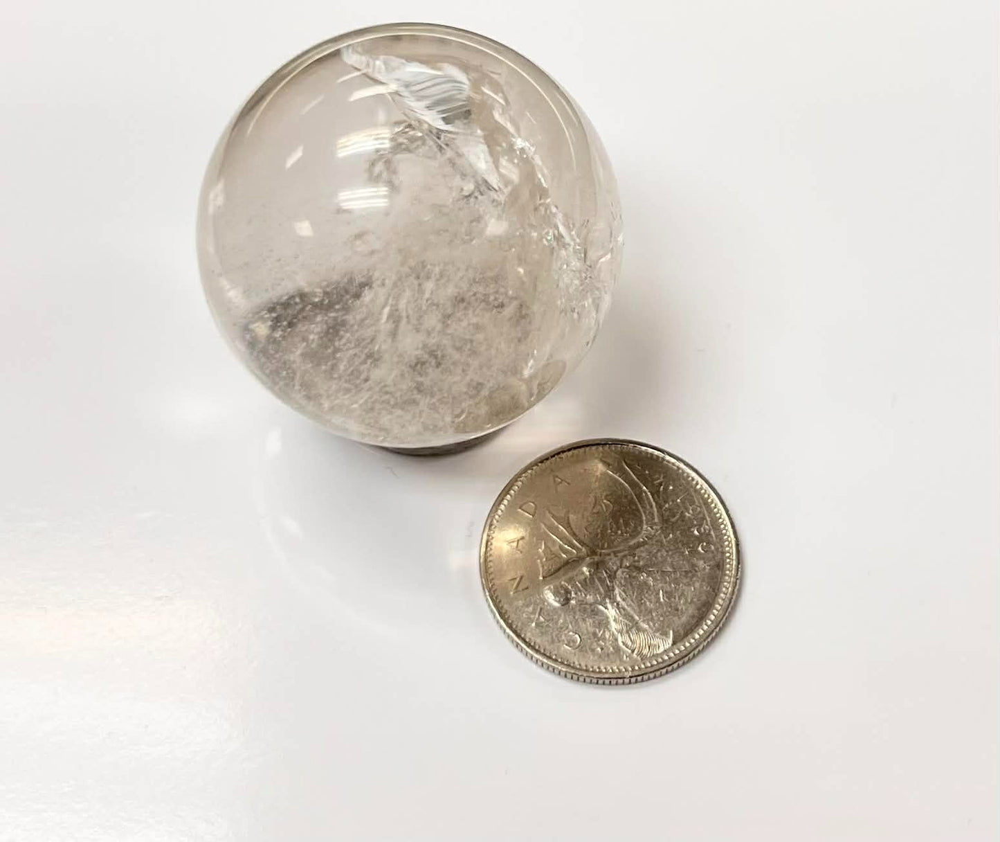Small Clear Quartz Spheres