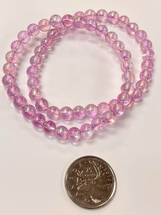 6mm Aura Quartz Bracelets