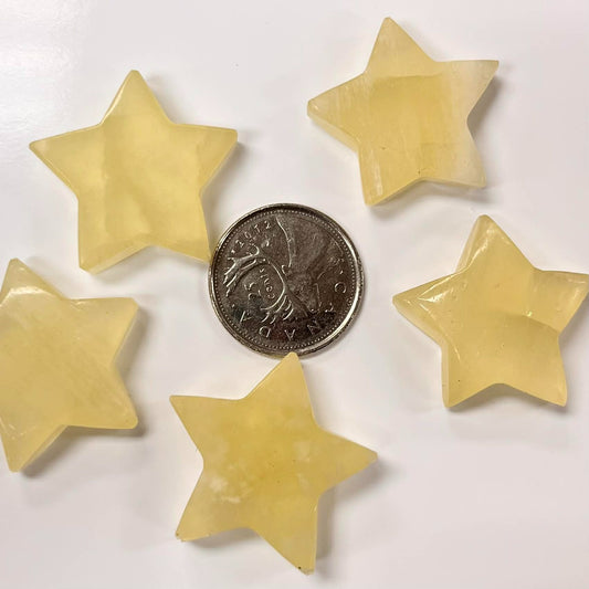 Yellow Calcite Stars 1"