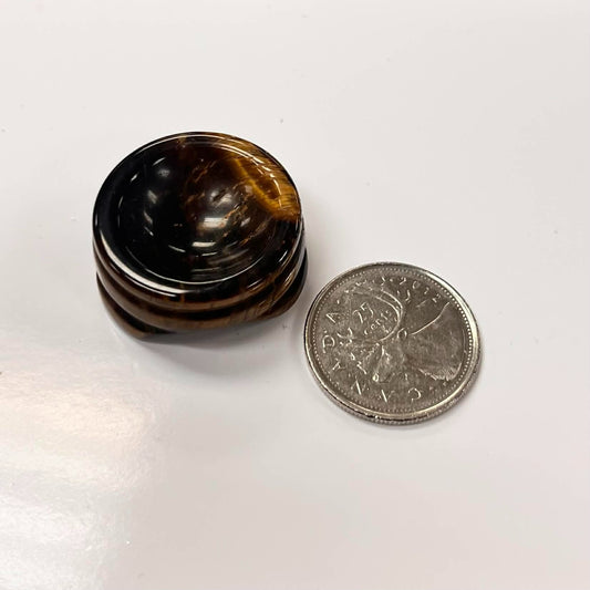 Small Tiger Eye Sphere Holder