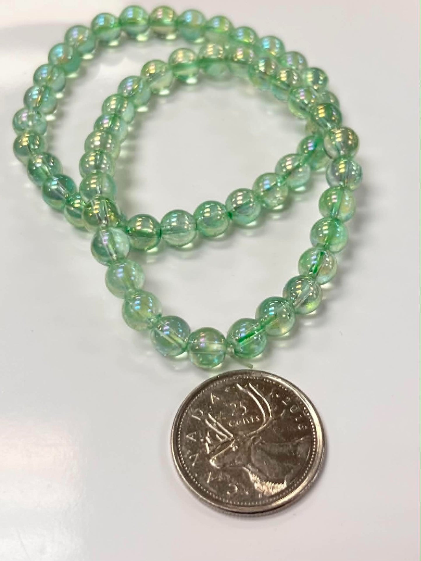 6mm Aura Quartz Bracelets