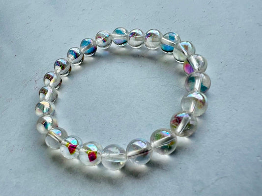 8mm Angel Aura Quartz Bracelet