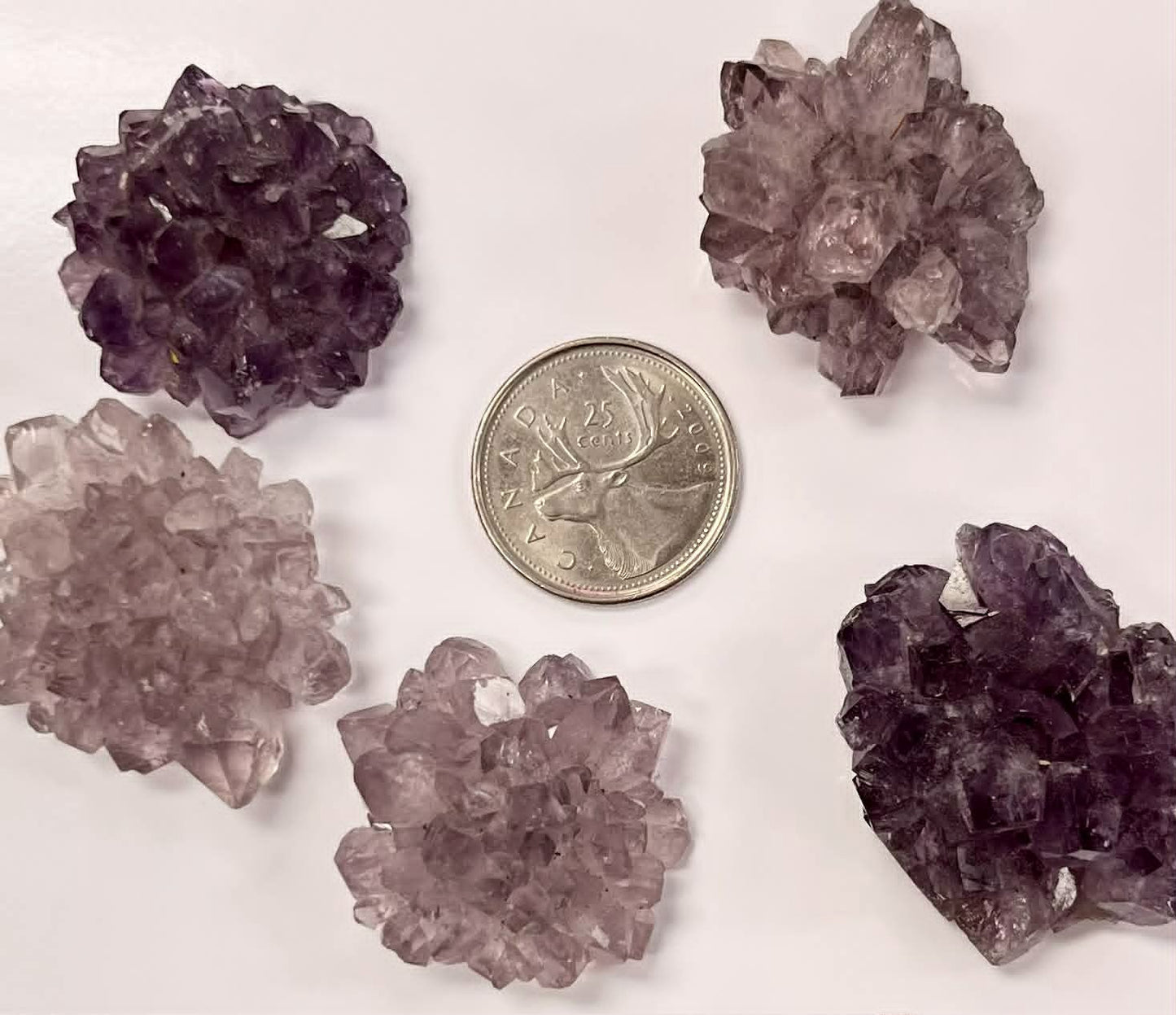 Amethyst "Rosettes"
