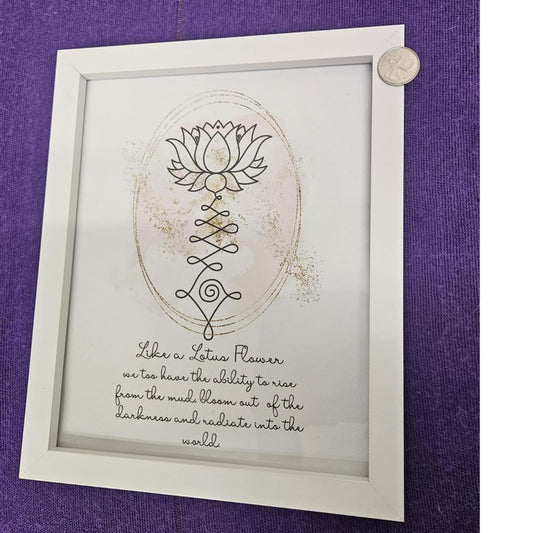 Framed Inspirational Print