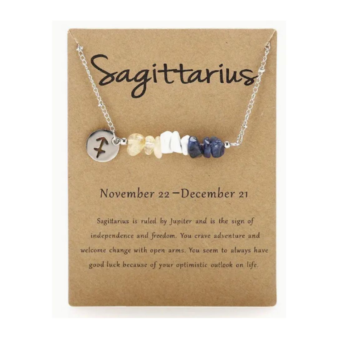 Zodiac Sign Pendant Necklace