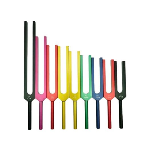 9pcs FF Bonfires Yoga Tuning Fork Set