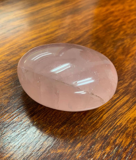 Rose Quartz Palm Stone