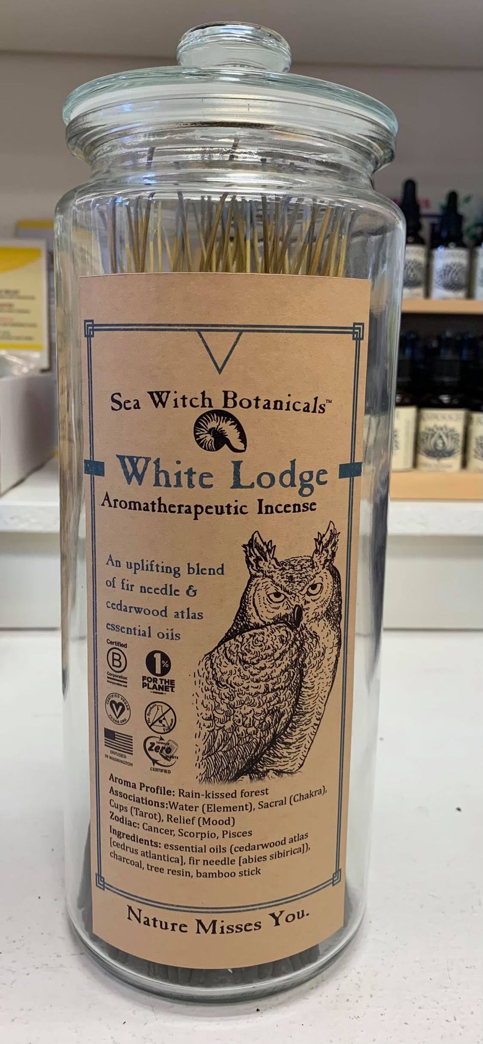 (Grey Tip) White Lodge Individual Incense - Sea Witch Botanical