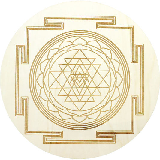 Sri Yantra Crystal Grid