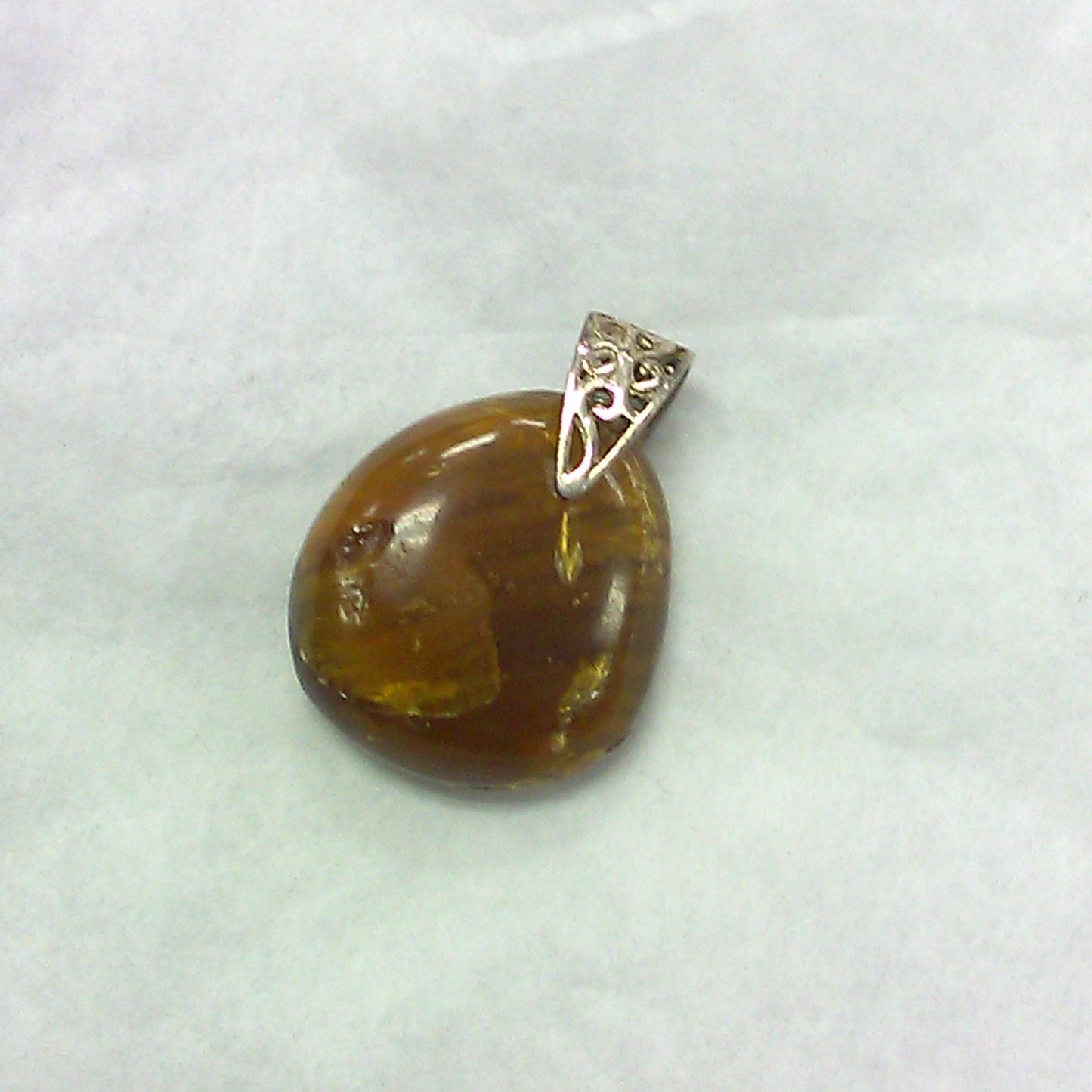 Polished Amber Pendant