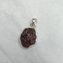 Load image into Gallery viewer, Rough Garnet Pendant
