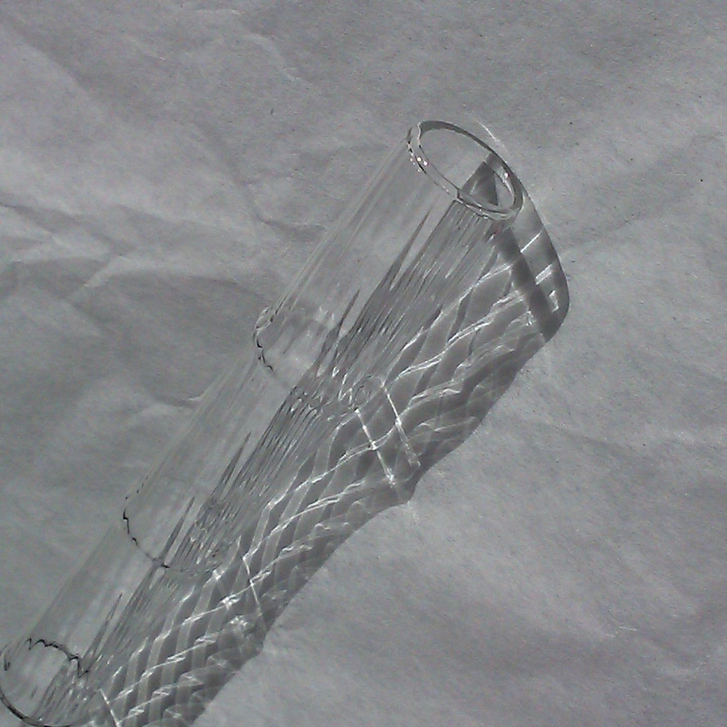 Nature's Design Glass straw, fractal effects