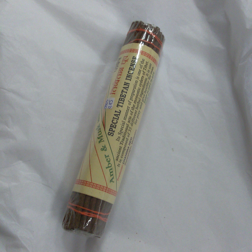 Special Tibetan Incense (Amber and Musk Mix) Producer Chandra Devi