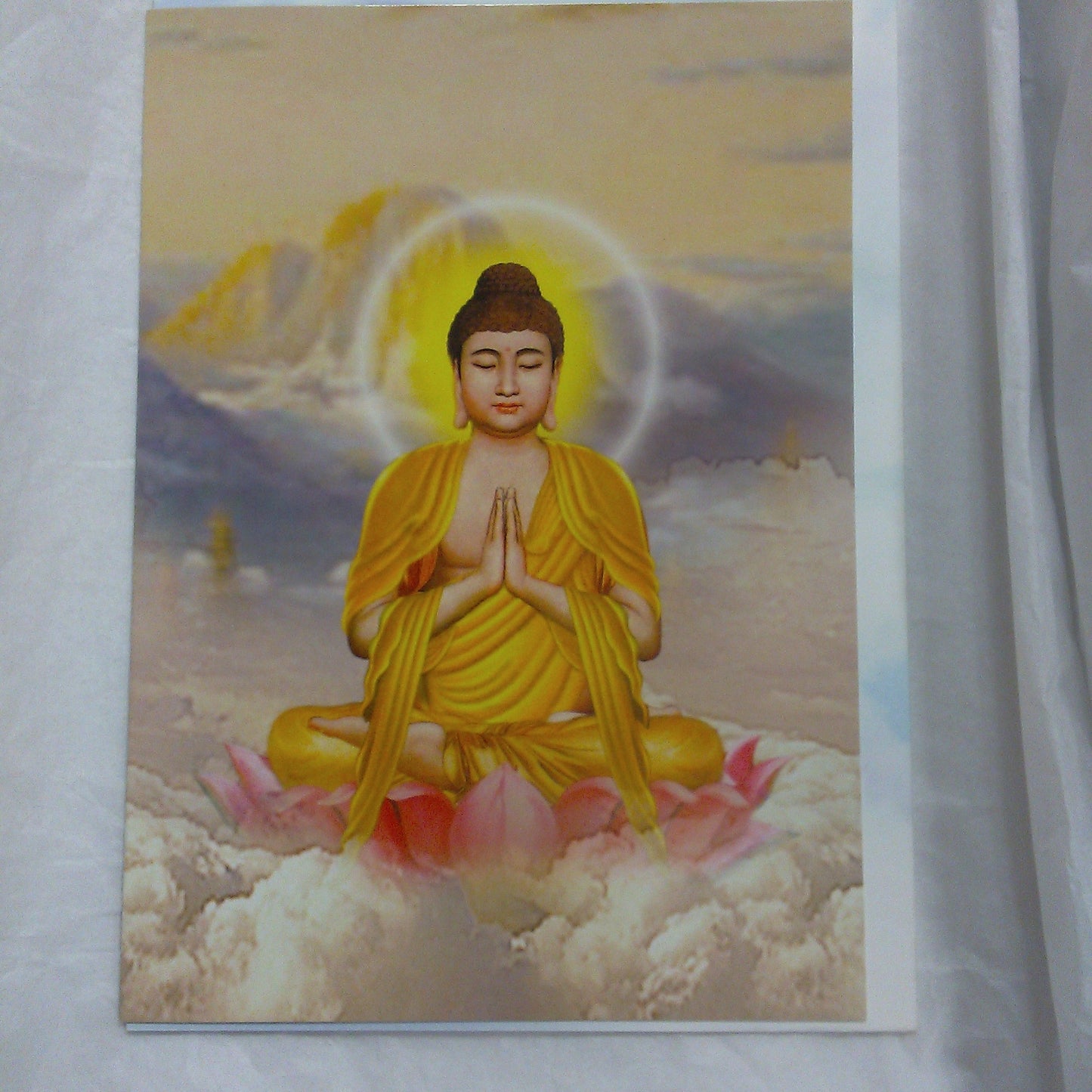 Meditating Buddha Cards (Clouds)
