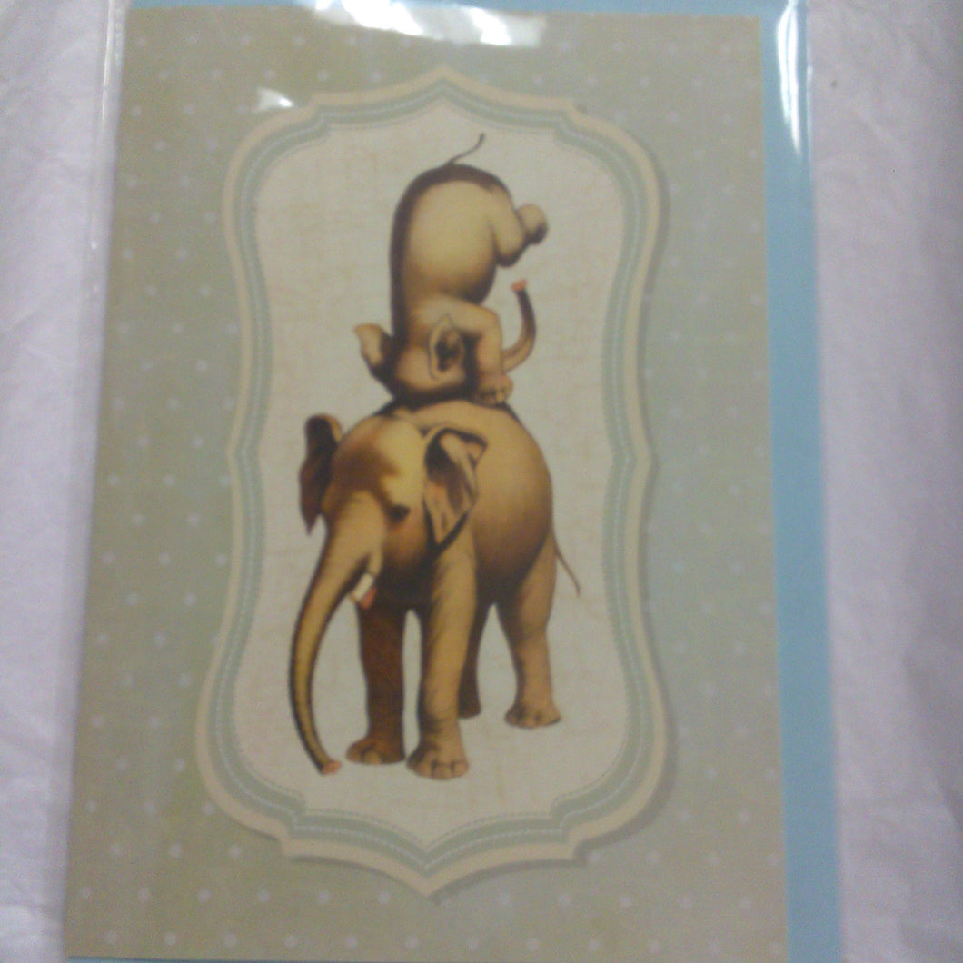 Vigo Production Greeting Cards - Elephants
