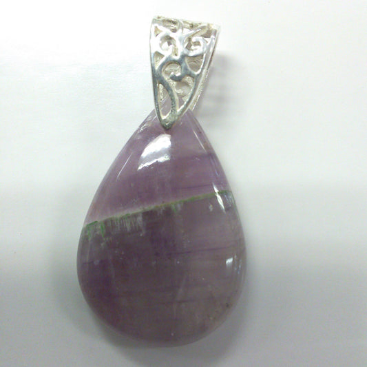 Auralute 23 Amethyst Pendant - Teardrop