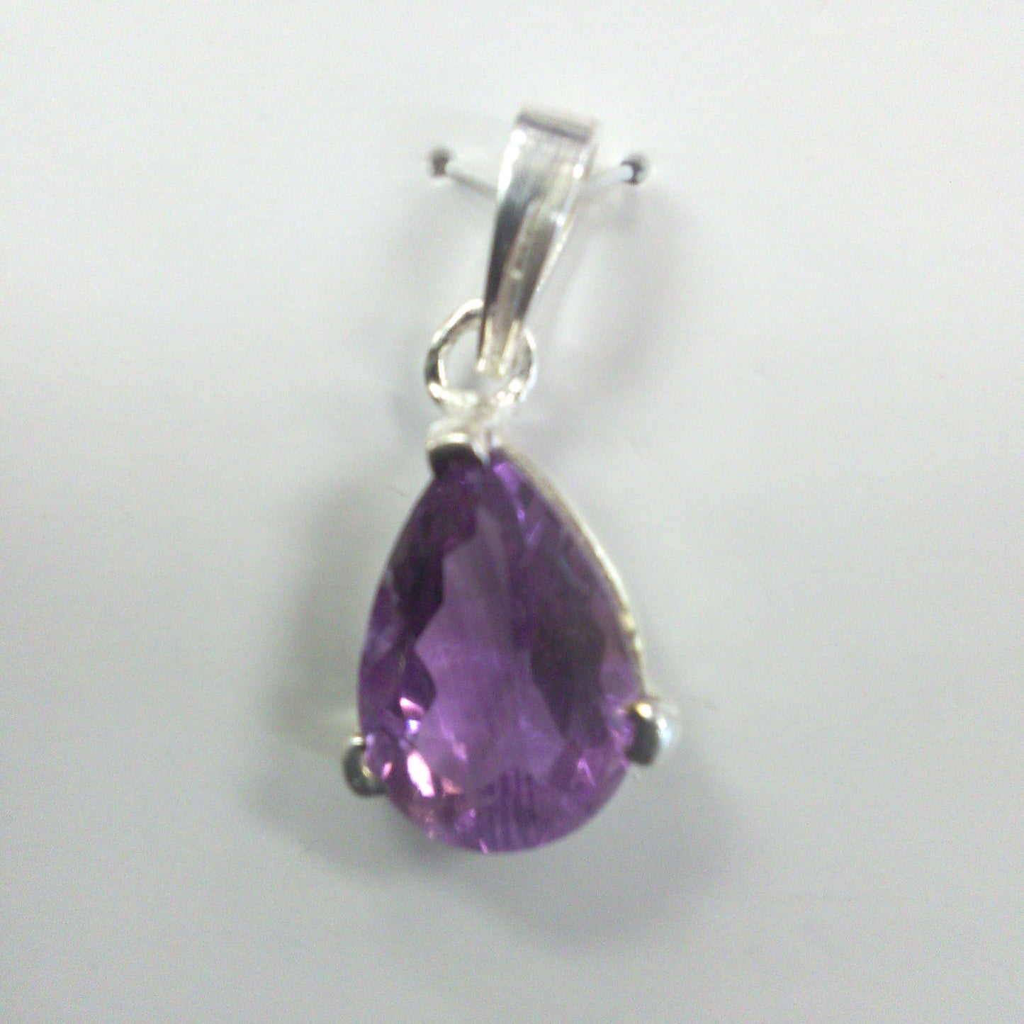 Amethyst Pendant - Teardrop