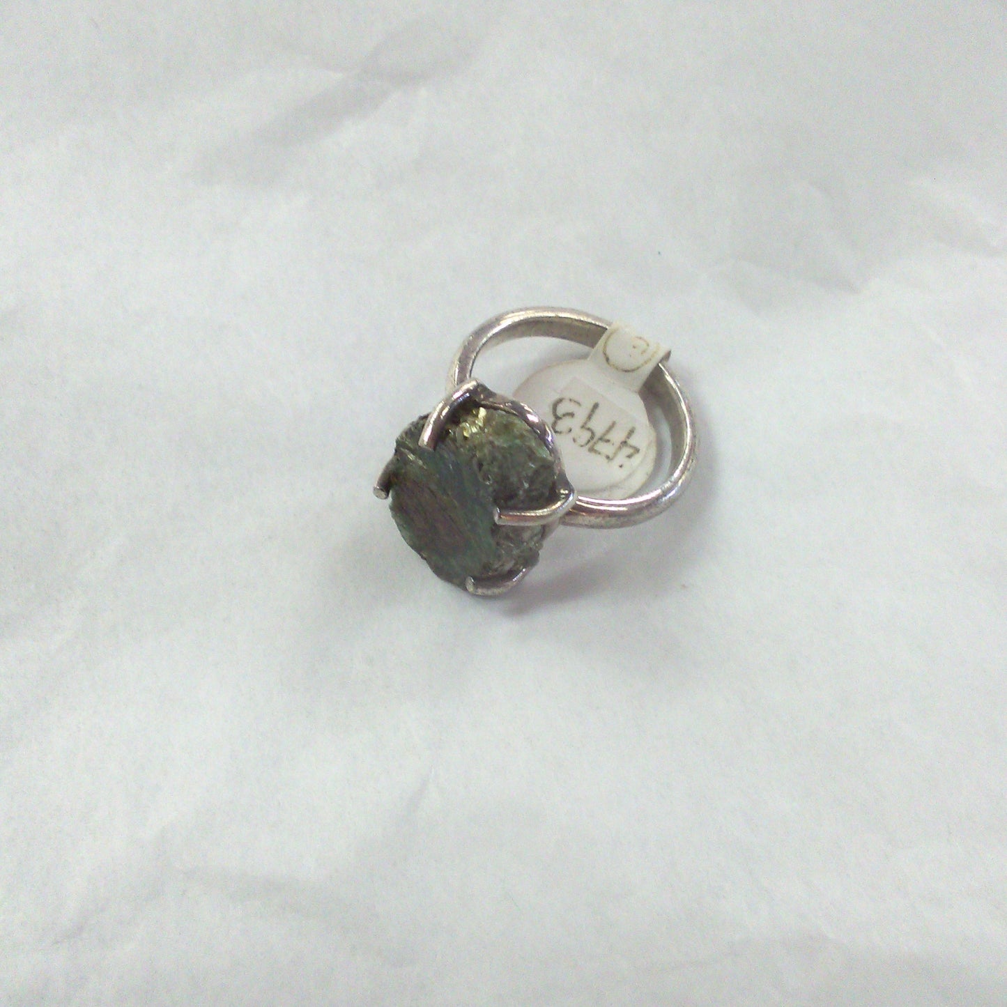 Rough Ruby in Fuschite Ring (Size 6)