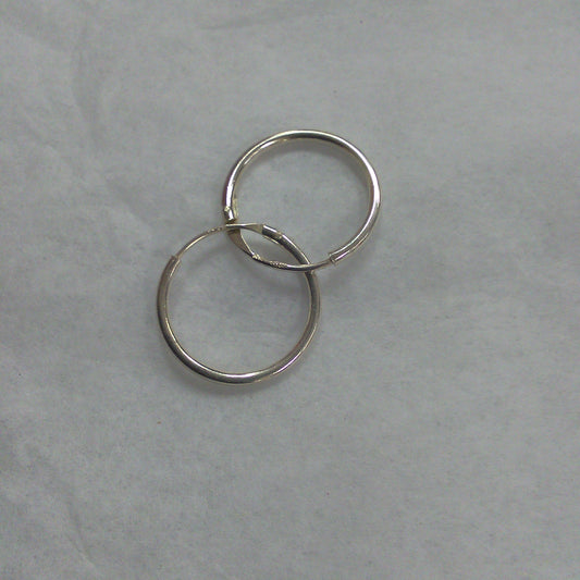 Small Silver Earring Hoop