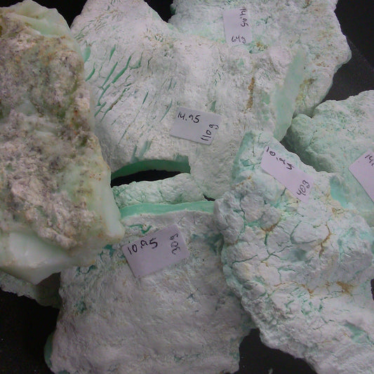 Rough Green Chrysoprase