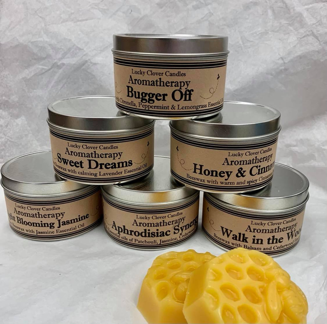 Beeswax Aromatherapy Candles in a Tin