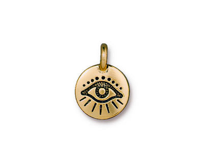 Gold (plated) Evil Eye Charm