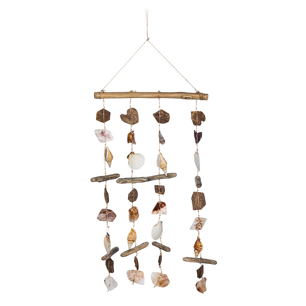 Large 4 Strand Shell Chime