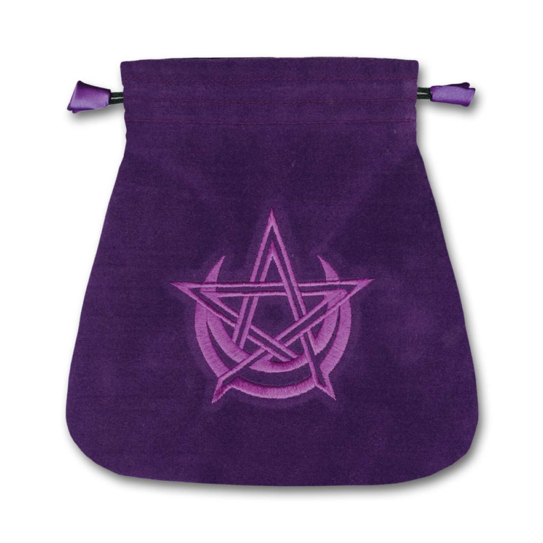 Purple Silk Wicca Tarot bag