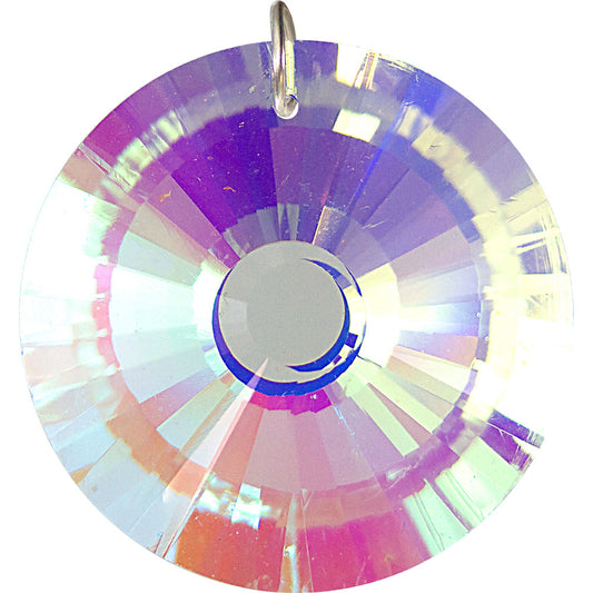 Aurora Crystal Round Prism (Window Crystal) 40mm