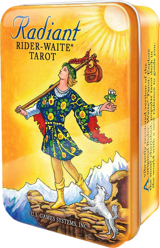 Radiant Rider-Waite Tarot Deck in Tin