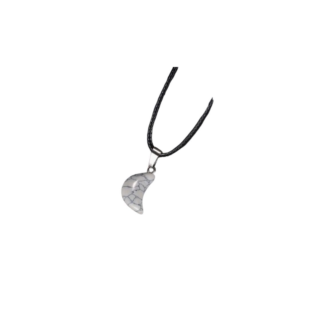 Crystal Crescent Moon Necklace