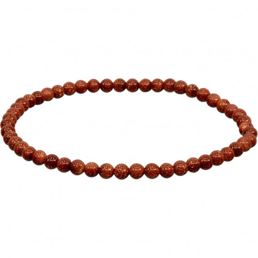 Goldstone Bracelet 4mm