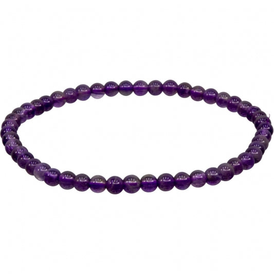 4mm Amethyst Bracelet