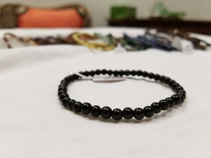 Black Obsidian 4mm bracelet