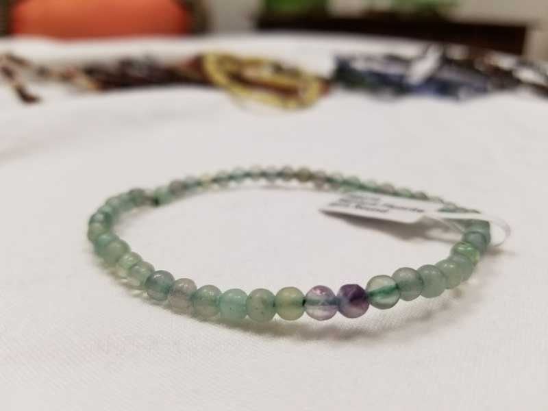 Rainbow Fluorite Bracelet 4mm