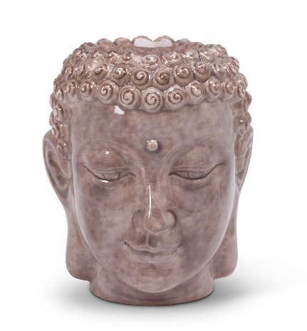 Buddha Head Tea light Diffuser 4.5"