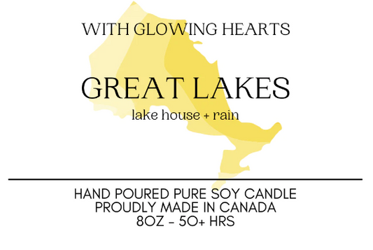 Serendipity Candles - Glowing Hearts - Ontario / Quebec Inspired